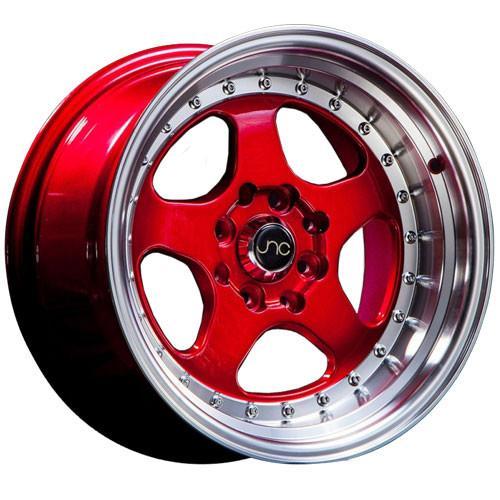 JNC Wheels JNC010 Candy Red Machined Lip