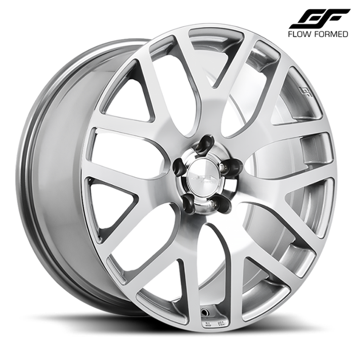 Ace Alloy Wheels AFF07 Liquid Silver Mirror Machined Face