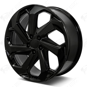 Honda Wheels F066 20x8 5x114.3 Gloss Black fit Accord Civic CR-V Breeze Clarity Avancier LX Sport Style