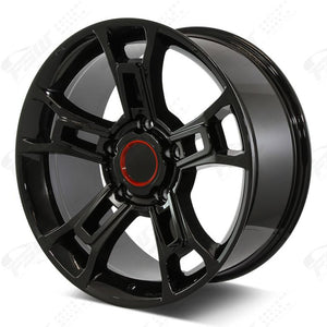 Toyota Wheels F141 20x8.5 6x139.7 Gloss Black fit 4Runner FJ Cruiser Sequoia Tacoma TRD Style