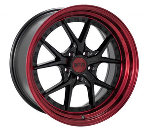 F1R Wheels F105 Black Red Lip