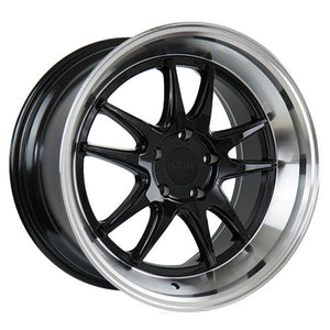 F1R Wheels F102 Gloss Black Polish Lip