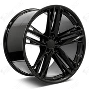 Chevy Wheels F36 20x10/20x11 5x120 Gloss Black fit Camaro ZL1 Edition