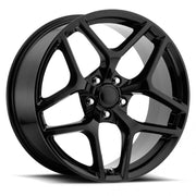 Chevy Wheels FR27 20x10/20x11 5x120 Gloss Black fit Camaro Z28 Style