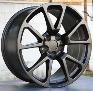 Cadillac Wheels 1167 20x8.5/20x9.5 5x120 Matte Black fit CTS V Style