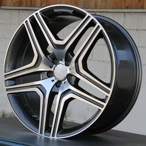 Mercedes Benz Wheels 5346 20x9.5 5x112 Gunmetal Machined fit ML GL Class 320 350 450 500 550