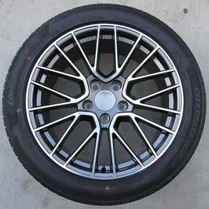 Porsche Wheels 5351 20x9.5 5x130 Gunmetal Machined fit Cayenne S GTS Turbo