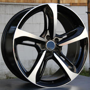Audi Wheels 5453 19x8.5 5x112 Black Machined fit A3 S3 A4 S4 A5 S5 A6 Q3 Q5