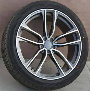 Mercedes Benz Wheels 5461 22x10 5x112 Gunmetal Machined fit ML GL GLE GLS CLASS 320 350 450 500 550 63