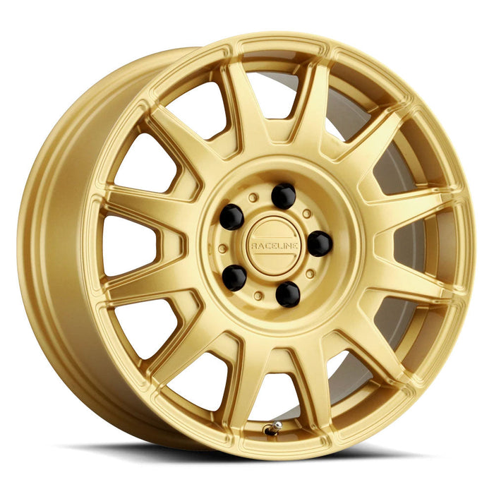 Raceline Wheels Aero Gloss Gold