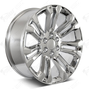 Chevy Wheels RP08 24x10 6x139.7 Chrome fit Silverado Tahoe Suburban