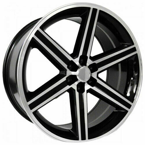 Chevy Wheels C1129 24x10 6x139.7 Black Machined fit Silverado Suburban Tahoe  Iroc Style