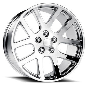 Dodge Wheels V1136 22x9 5x139.7 Chrome fit Ram 1500 Viper SRT10 Style