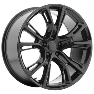 Dodge Wheels V1171 22x10 5x127 Gloss Black fit Durango SRT Style