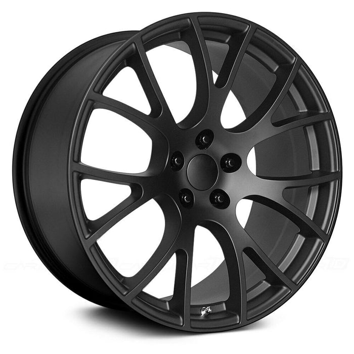 Dodge Wheels V1180 20x9.5/20x11 5x115 Matte Black fit Charger Challenger Hellcat Style