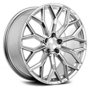 Ace Alloy Wheels AFF03 Liquid Silver Mirror Machined Face