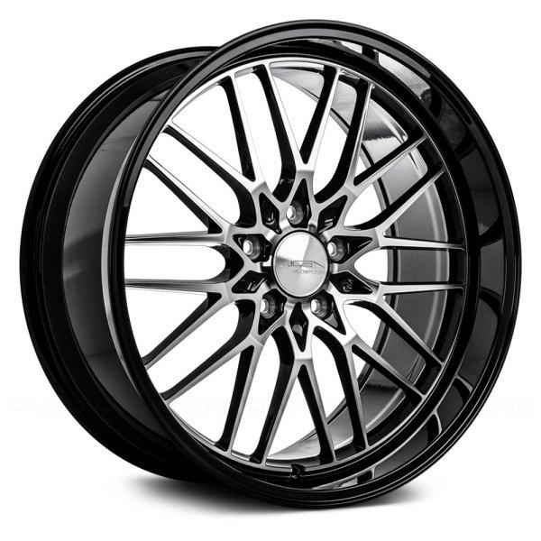 Ace Alloy Wheels AFF04 Gloss Black With Diamond Cut Face With Gloss Black Lip