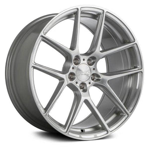 Ace Alloy Wheels AFF02 Full Brushed Aluminum With Clear Coat