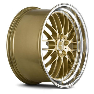 Ace Alloy Wheels SL-M Gold With Machined Lip