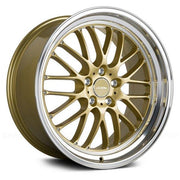 Ace Alloy Wheels SL-M Gold With Machined Lip