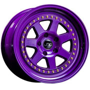 JNC Wheels JNC048 Candy Purple Gold Rivets
