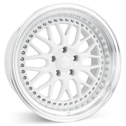 ESR Wheels SR01 Gloss White Machine Lip