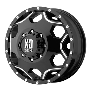 XD Wheels XD814 Crux Gloss Black With Milled Accents
