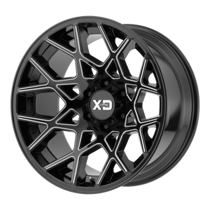 XD Wheels XD831 Chopstix Gloss Black Milled
