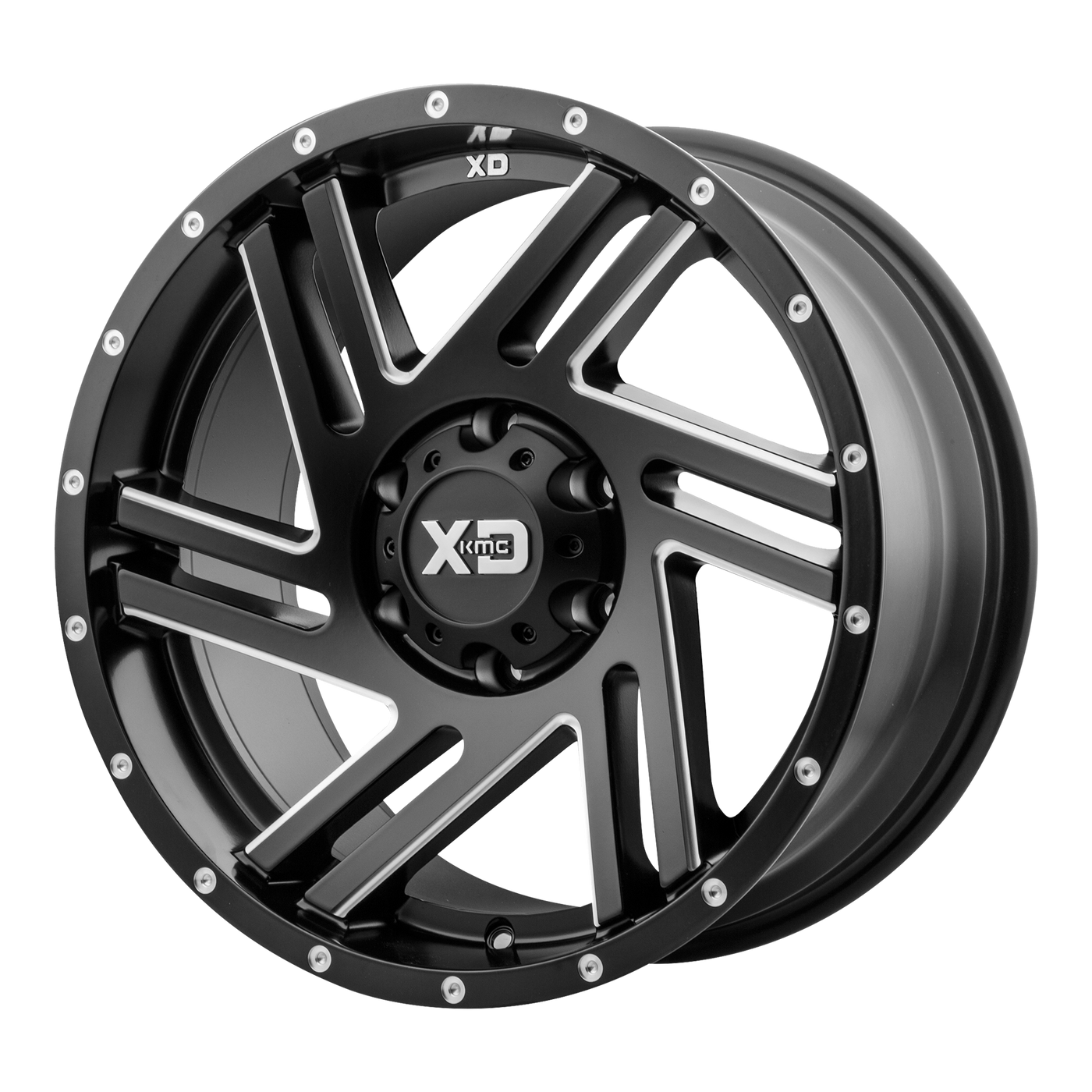 XD Wheels XD835 Swipe Satin Black Milled Speed Intro