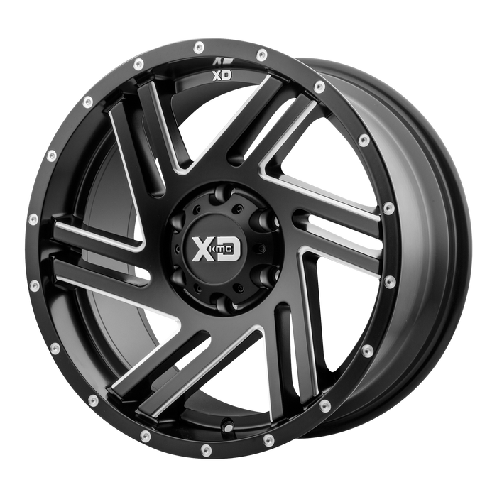 XD Wheels XD835 Swipe Satin Black Milled