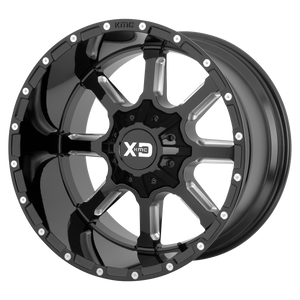 XD Wheels XD838 Mammoth Gloss Black Milled