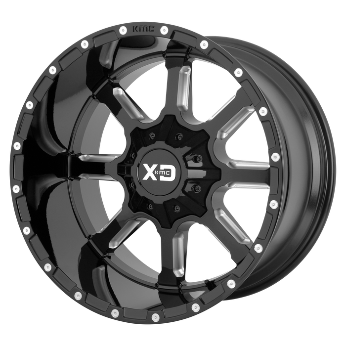 XD Wheels XD838 Mammoth Gloss Black Milled