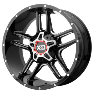 XD Wheels XD839 Clamp Gloss Black Milled