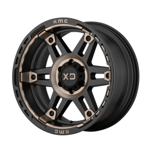 XD Wheels XD840 Spy II Satin Black Dark Tint