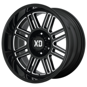 XD Wheels XD850 Cage Gloss Black Milled