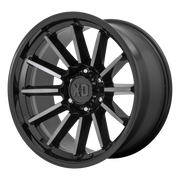 XD Wheels XD855 Luxe Gloss Black Machined With Gray Tint