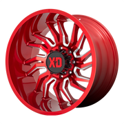 XD Wheels XD858 Tension Candy Red Milled