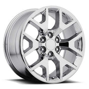 GMC Wheels RP04 22x9 6x139.7 Chrome fit Sierra 1500 Yukon Snowflake