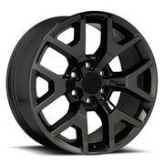 GMC Wheels RP04 22x9 6x139.7 Gloss Black fit Sierra 1500 Yukon