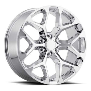GMC Wheels RP09 26x10 6x139.7 Chrome fit Sierra 1500 Yukon Snowflake