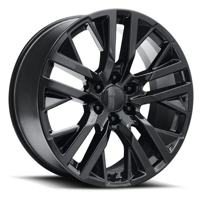 GMC Wheels RP17 22x9 6x139.7 Gloss Black fit Sierra 1500 Yukon RST